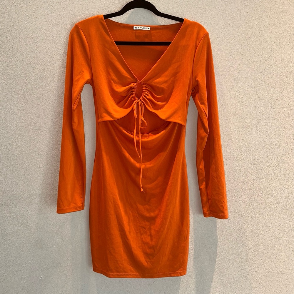 Zara Bodycon Long Sleeve Dress